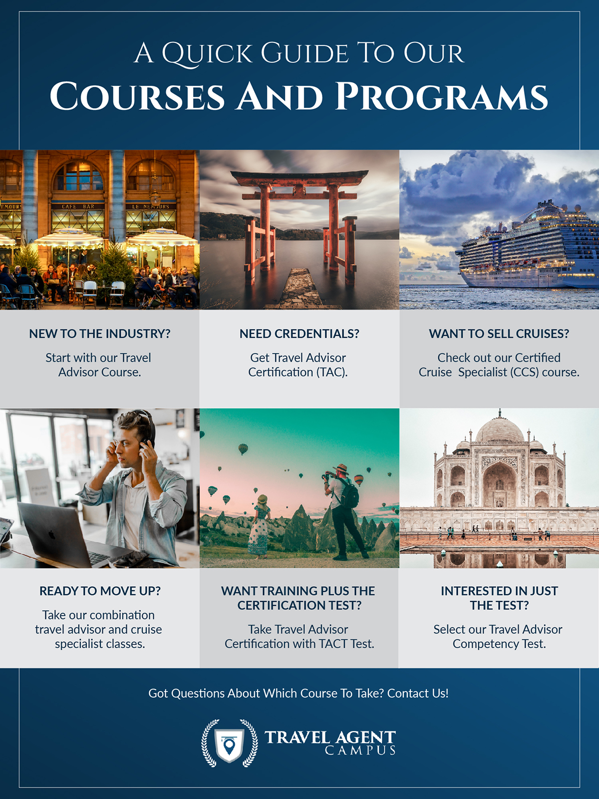 international travel agent courses